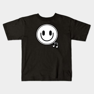 Music Man Headphones Smile Kids T-Shirt